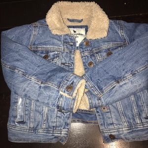 Kids Abercrombie Jean Jacket with Wool Lining
